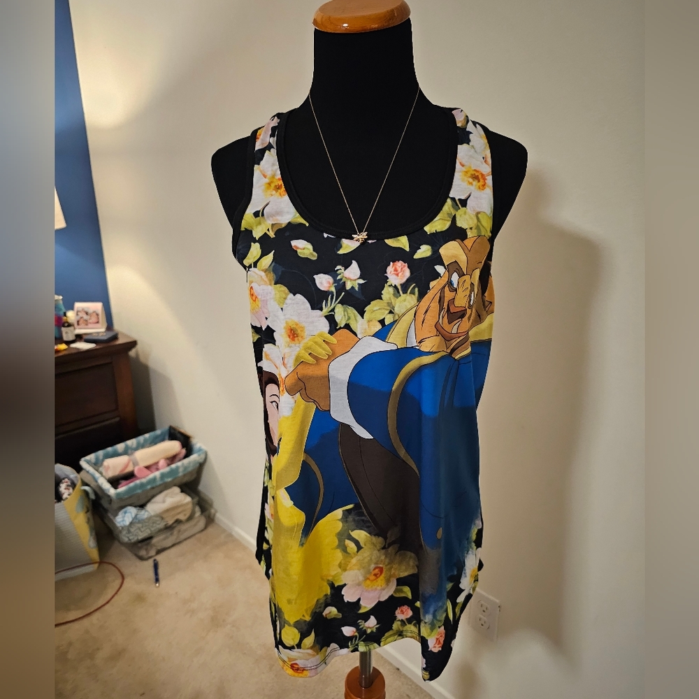 NWT Beauty and the Beast tank top